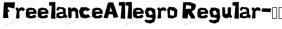 FreelanceAllegro Regular字体转换
